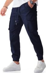 Men's Casual Cargo Joggers Pants from  JMIERR