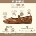 CUSHIONAIRE Weston Hand Woven Mary Jane Flats - Image 4
