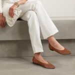 TINGRISE Elegant Pointed Toe Knit Flats - Image 4