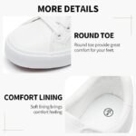 Womens White Tennis Shoes from SERNIAL | Casual Walking Shoes for Women - Image 2