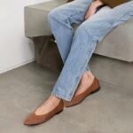 TINGRISE Elegant Pointed Toe Knit Flats - Image 3