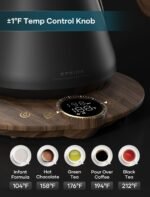 unique Electric Kettle with Temperature Control for Pour Over Coffee & Tea from gooseneck - Image 2