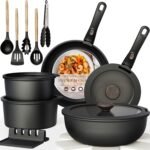 test our 21 Pcs Pots and Pans Set Non Stick from Astercook