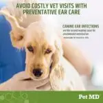 Pet MD Dog Ear Cleaning Wipes - Image 2