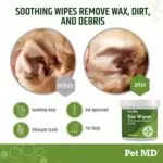 Pet MD Dog Ear Cleaning Wipes - Image 3